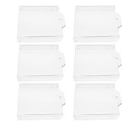 Hemobllo Fire Alarm Station Protective Covers 6Pcs Call Point Covers for Manual Pull Stations with High-Strength ABS Material for Residential and Business Fire Safety