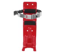 Hemobllo Fire Extinguisher Mount Bracket Wall Mount Fire Extinguisher Holder Metal, Holds to 5 Lb, Red, 43x21x8cm, for Office Trucks