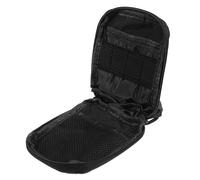 Hemobllo First Aid Bag Reusable Medicine Organizer Bag, 1000d Nylon Black, Extra Strength Tear-Resistant, Portable Storage Pouch for Work, Nurse
