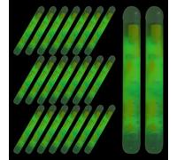 Hemobllo Fishing Glow Sticks for Night Fishing Indicator, Fluorescent | Polyethylene Build, No Batteries Needed, Visible in Fog, Surf Anglers and Outdoor Use, Emergency Signaling