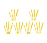 Hemobllo Fishing Net Repair Tool 24Pcs Netting Needle Shuttles for Weaving and Sewing Fish Nets in River and Lake Fishing Yellow