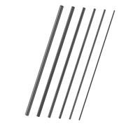 Hemobllo Fishing Rod Repair Kit Carbon Fiber 6Pcs Quick Fix Two-Section Connectors for Broken Fishing Poles Suitable for Baitcasting