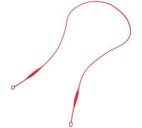 Hemobllo Flexible Red Silicone Magnetic Lanyard with Removable Tips, Noise-reducing Hearing Protection Cord for Sleep and Anti-lost Use