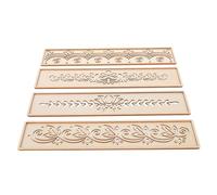 Hemobllo Floral Vine Wall Stencil Template - Reusable Hollow Botanical Spray Paint Stencil for DIY Crafting, Canvas, Porch Signs, and Wood Furniture Decoration