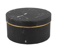 Hemobllo Flower Box Marble Beautifully Packaged Elegant round Made of Paper with Unique Marble Pattern Design and Versatile Use Gift Box for Birthday for Fresh Flowers and Bouquets