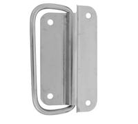 Hemobllo Fold-Down Handle for Metal Flight Case Toolbox with Ergonomic Grip | Heavy Duty Surface-mounted Design, Includes Mounting Hardware, Suitable for Cabinet Makers and Warehouse Workers