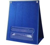 Hemobllo Foldable Felt Board Chore Chart, Visual Routine Schedule with Wall Hanging and Desktop Stand, Multipurpose Communication Board and Preschoolers