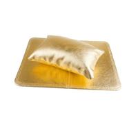 Hemobllo Foldable Gold Nail Arm Rest Cushion Set Portable Pu Leather Manicure Hand Rest for Acrylic Nails Soft Hand Pillow