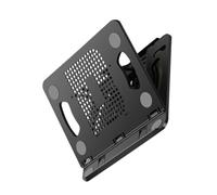 Hemobllo Foldable Laptop Stand Holder and Silicone Material, Heat Dissipation Design with 8 Adjustable Positions Portable and Convenient Suitable for Laptop and Tablet Use