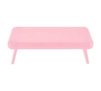 Hemobllo Foldable Pink Manicure Hand Pillow Nail Art Hand Rest Cushion with Elevated Support for Nail Salon and Home Use