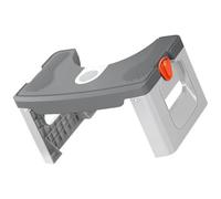 Hemobllo Folding Toilet Footstool for Adults, Non-Slip Bathroom Step Stool, Portable Squat Support Stool in Premium Gray for Toilet Assistance and Bathroom Safety