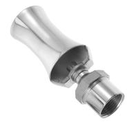 Hemobllo Fountain Nozzle Stainless Steel 1 Inch Internal Threaded Connection Adjustable Spray Direction Sturdy Pond Water Spray Nozzle for Fountain Landscaping and Private Settings