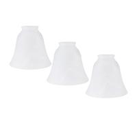Hemobllo Frosted Glass Lamp Shade and Great Transparency, Stylish Appearance 3pcs with E27 Interface, Smooth Glass Lamp Cover for Dorm Or Chandelier Decoration