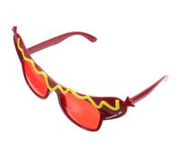 Hemobllo Funny Hot Dog Glasses Party Eyewear Unique Creative Photo Booth Prop Comfortable Fit for All Ages for Beach Parties Festive Celebrations Attention Grabbing