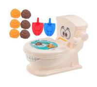 Hemobllo Funny Prank Poop Shoot Set for Portable Interactive Toilet Game with Unique Design Encourages Teamwork Easy Setup for Parties and Family Gatherings