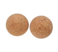 Hemobllo Glass Jar Wooden Ball Stoppers 2Pcs 5Cm Spherical Cork for Wine and Beverage Bottles, Round Wooden Sealers Suitable for Crafting and Bar Containers