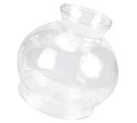 Hemobllo Glass Kerosene Lamp Shade Replacement, Windproof Oil Lamp Protector with Retro Stylish Design, DIY Lampshade for Home and Temple Decoration