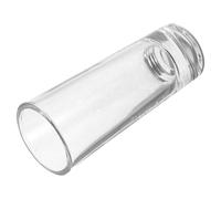 Hemobllo Glass Tweezer Cleaner Cup 4 Inch High with Reinforced Base and Ergonomic Arc Design for Precise Visual Control and Thorough Cleaning for Eyelash Tools and Nail Tech Accessories