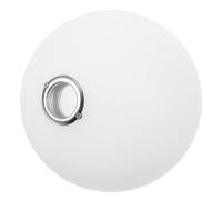 Hemobllo Globe Lampshade Replacement 15Cm Diameter Frosted Plastic Cover Metal Threaded for Molecular Lamps and Bedroom Ceiling Lights