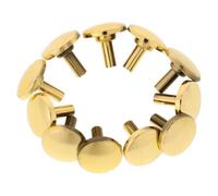 Hemobllo Gold Plastic Second Hand Caps 200Pcs 7Mm for Wall Clock Replacement and Clockwork Repair Simple Structure