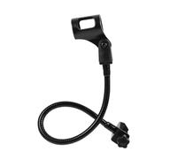 Hemobllo Gooseneck Microphone Stand for Desktop Black Adjustable Mic Bracket Use as Microphone Rack for Live Streaming Studio Recording Podcasting