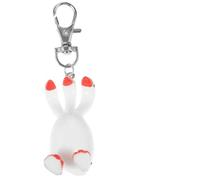 Hemobllo Gothic Animal Three-headed Goose Keychain 17g Backpack Pendant Bag Charm DIY Key Holder Decoration for Car and Travel Random Style