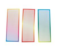 Hemobllo Gradient Color Magnetic Notepad Set for Fridge, 3pcs Small Memo Pads with 50 Sheets Each, Multi-function Grocery List and To-do List Magnet Pads for Office and Kitchen Planning