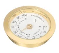 Hemobllo Guitar Hygrometer and Violin for Musical Instruments and Placement Alloy Humidity Meter with No Battery Required, Simple Elegant Design for Instrument Piano Bag