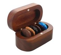 Hemobllo Guitar Pick Picks Wooden Case and Portable Use Makes Thoughtful for Mother Father Friend Teacher