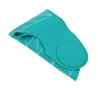 Hemobllo Hair Draped over Shoulders Silicone Cutting Cape Hair Cut Mat Shoulders Guidelines Weighted Neck Wraps for Salon Shampooing