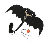 Hemobllo Halloween Bunny Harness with Bat Wings for Rabbits and Chinchillas Multi Function Wear Resistant Pet Costume Outfit Festive Cosplay Accessory for Halloween Parties and Pet