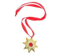 Hemobllo Halloween Vampire Medal Necklace Gothic Neck Hanging Decoration for Party Cosplay Accessory with Creative Design for Dress Up and Photo Props