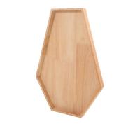 Hemobllo Halloween Wood Snack Tray Coffin Shape Solid Wood Serving Tray for Dessert Fruit Appetizer Display for Party and Home