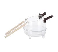 Hemobllo Hamster Sand Bath Box with Ladder Versatile Bathroom and Play Area for Small Animals for Gerbils Chinchillas and Guinea Pigs Encourages Natural Climbing Behavior