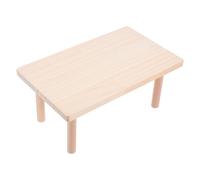 Hemobllo Hamster Wooden Climbing Platform with Two-Tier Partition 25X15Cm Solid Wood Cage Accessory for Small Pets Exercise and Stress Relief