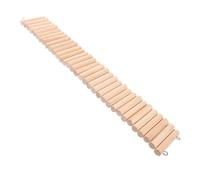 Hemobllo Hamster Wooden Suspension Bridge Natural Climbing Toy for Small Animals for Gerbils Mice and Sugar Gliders Easy to Install Chew Toy