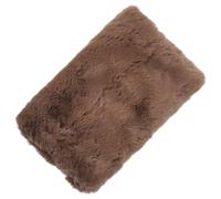 Hemobllo Hand Muff Portable Warmer Pouch with Faux Rabbit Interior, Chocolate Shade, for Outdoor Winter Sports and Cold Weather Comfort