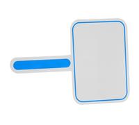 Hemobllo Handheld Blank Whiteboard Scoreboard Paddle Board Portable Dry Erase Board with Handle for Judges Office Classroom Reusable and Easy to Write