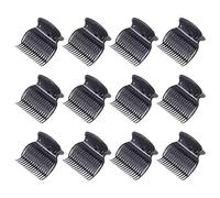Hemobllo Heat Insulation Hair Clips Does Not Hurt Scalp 12pcs with Easy to Clip Design for Hair Styling and Curling for Professional Salon Supplies and Hairdressing