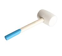 Hemobllo Heavy Duty Rubber Tile Installation Hammer Wooden Handle 12oz Fiberglass Club Hammer for Flooring and Paving Projects