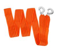 Hemobllo Heavy Duty Tow Strap with Hooks 3 Meter 3 Ton Towing Rope for Trucks Car Orange Reflective Tow Rope Suitable for Vehicle Rescue and Towing