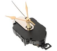 Hemobllo High Precision DIY Wall Clock Mechanism Black Plastic and Iron Clock Movement Parts with Silent Mute Function for Repairing Mantel and Hanging