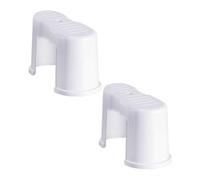 Hemobllo Home Non-Slip Toilet Footstool, Thickened Plastic Anti-Skid Bathroom Stepping Stool for Adults, Lightweight Footstool for Improved Toilet Posture and Comfort