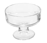 Hemobllo Ice Cream Cup Large Dessert Bowl Foot Glass Trifle Bowl for Goblet Glasses Reusable Sustainable