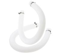 Hemobllo Inflatable Hot Tub Pool Pump Hose Replacement Compatible with Intex 300/330/530/1000 Gallon Filter Tube Double Pipe Four-clamp Swimming Pool Accessory