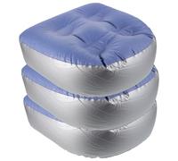 Hemobllo Inflatable Spa Seat Cushion for Adults 3Pcs Set - PVC Portable Bath Cushion with Suction Cups for Hot Tub, Sauna, Massage, and Extended Soaking