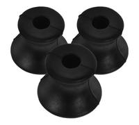 Hemobllo Instrument Tuning Fork Holder 3 Pack Non-Slip Rubber Base Compact Feet Accessory for Home Meditation and Yoga Practice