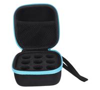 Hemobllo Insulin Peptide Travel Case 9-Slot Hard Shell with Lanyard for 10 ml Vials, Shockproof Protection and Effortless Access for Camping