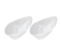 Hemobllo Invisible Heel Lift Shoe Inserts U-Shaped Gel Pads for Height Increase, 1 Pair Comfortable Breathable Insoles for Most People and Flats