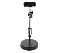 Hemobllo Iron Camera Stand Desktop Suspension Arm with 360 Degree Angle Adjustment and Phone Clip Black Abs and Iron Material for Webcam and Phone Video Recording